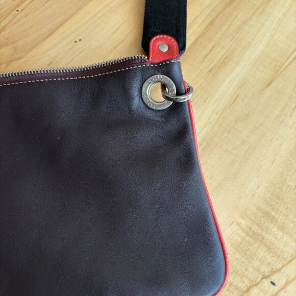 TOUS Crossbody Purse Bag in Brown Leather With Embossed Design - Picture 5 of 10